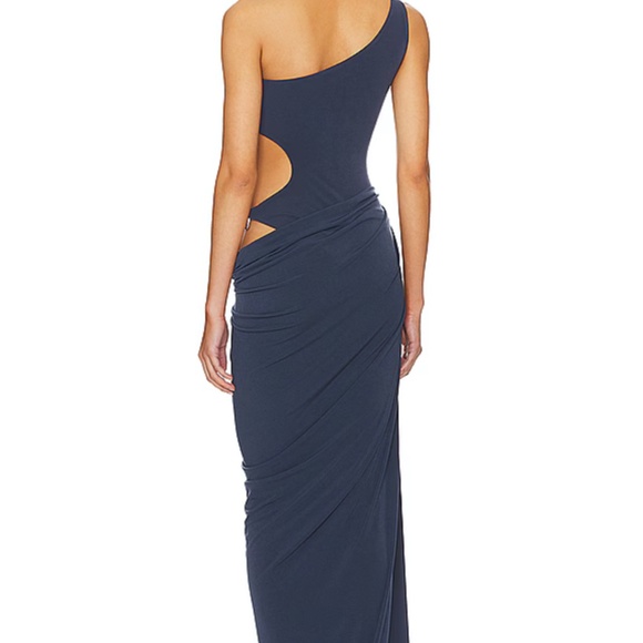 NBD Ainsleigh Maxi Dress - Slate Grey sz Large - Picture 3 of 3